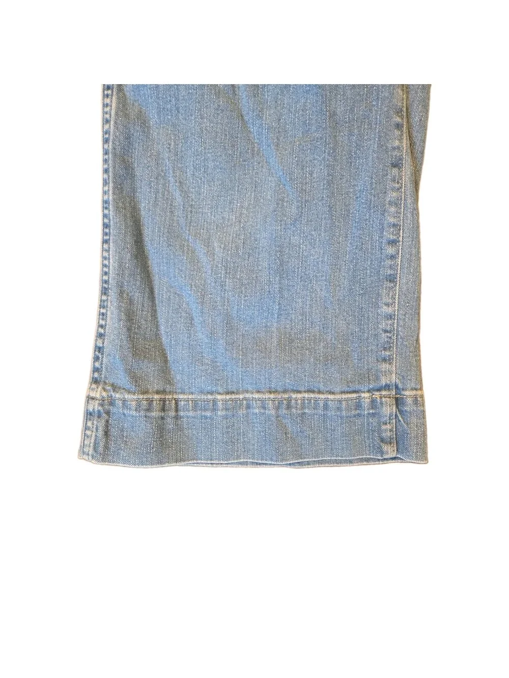 Madewell Emett Wide Leg Crop Sz 28 Light Wash Jeans High Rise Boho Hippie